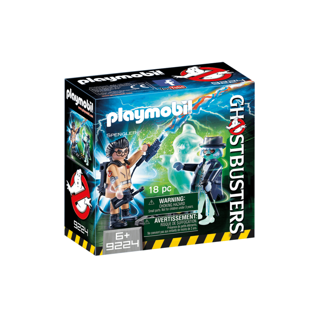 PLAYMOBIL 9222 GHOSTBUSTERS BOUFFE TOUT AVEC STAND DE HOT DOGS NEUF